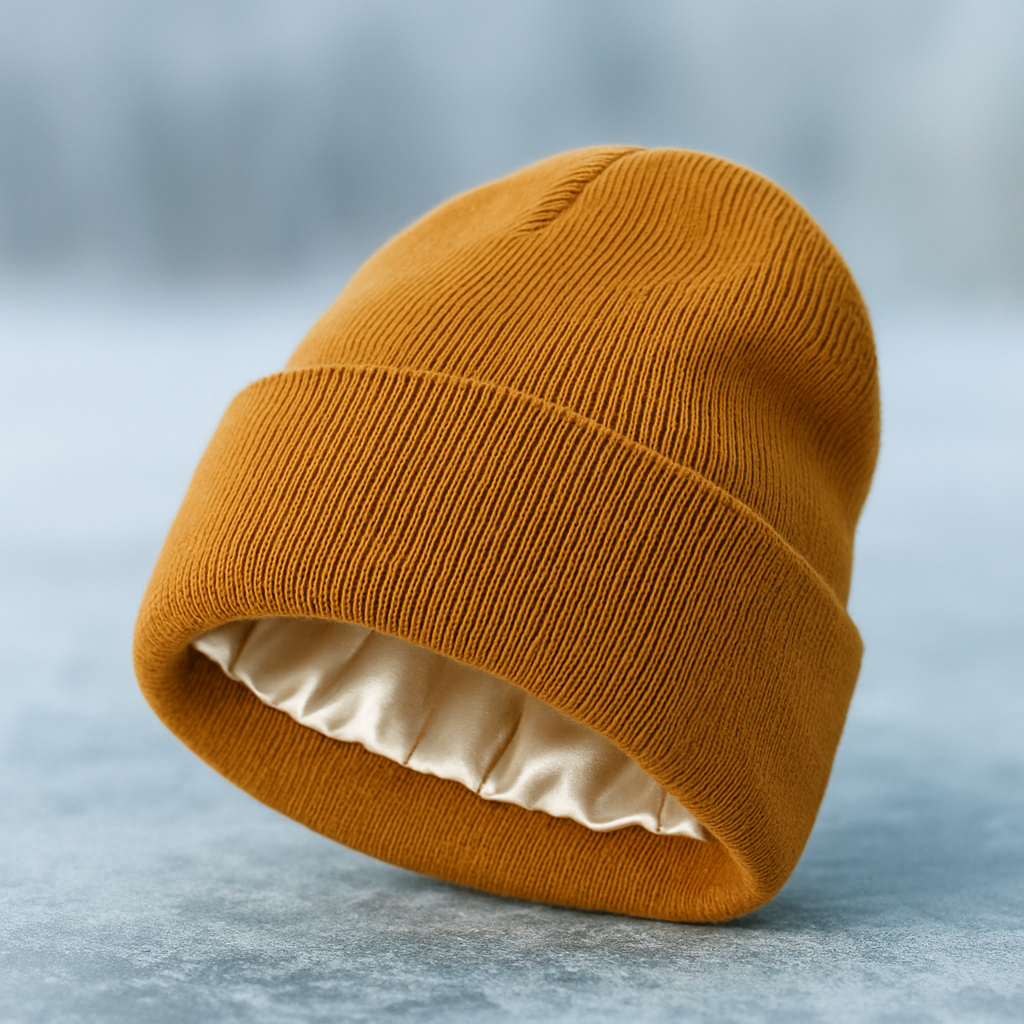 Satin-Lined Beanie
