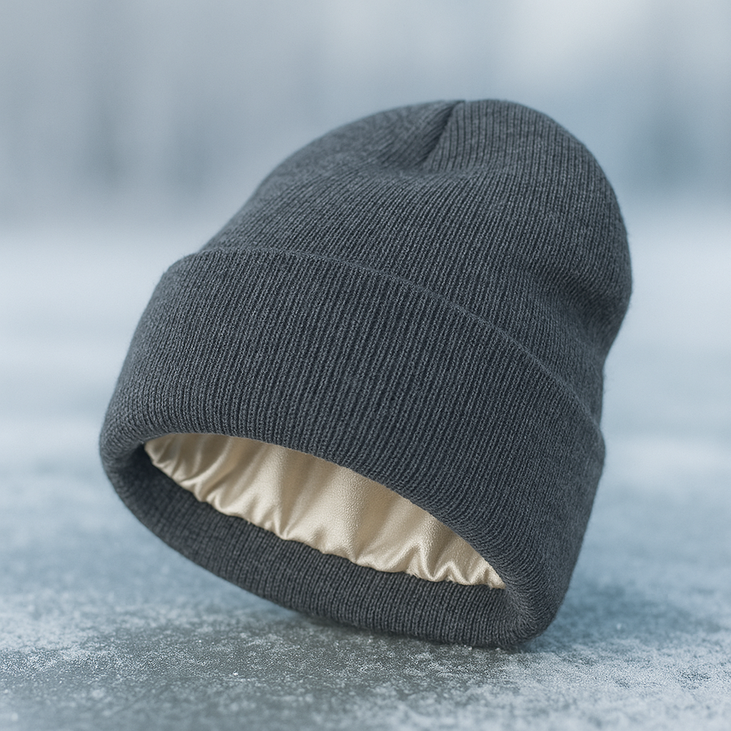 Satin-Lined Beanie