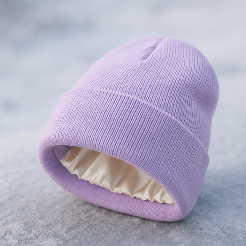 Satin-Lined Beanie