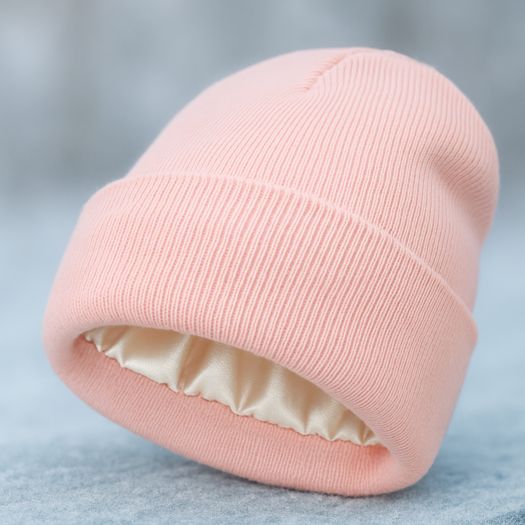 Satin-Lined Beanie
